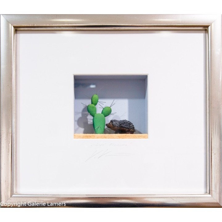 Volker Kühn "Zwei Freunde" Original Bild