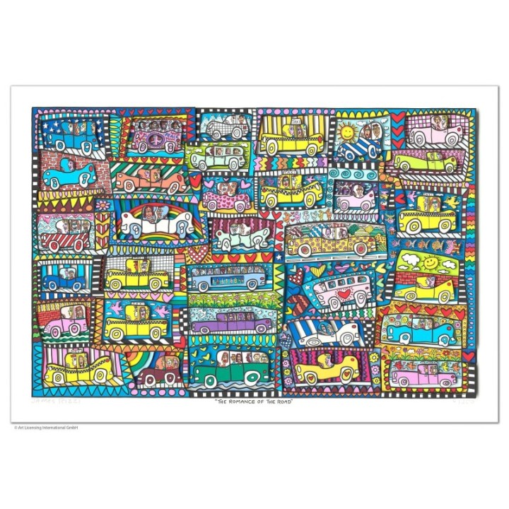 James Rizzi - The romance of the road - Bild 1
