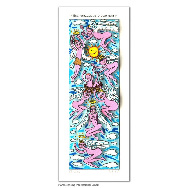 James Rizzi - The angels and our baby - Bild 1