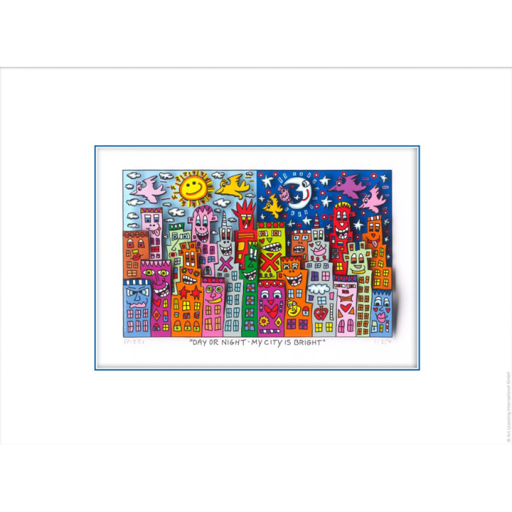 James Rizzi - "Day or night - my city is bright" - Bild 2