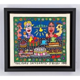 James Rizzi - Holiday Desserts | inkl. Rahmen - Bild 1
