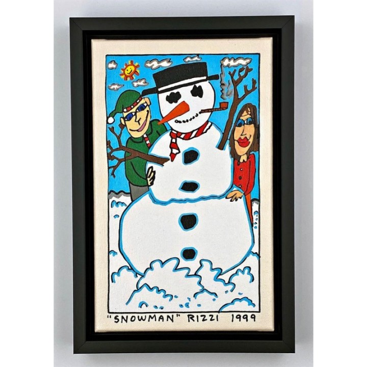 James Rizzi - Snowman | inkl. Rahmen - Bild 1