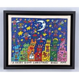 James Rizzi - "A fairy good christmas" inkl. Rahmen - Bild 1