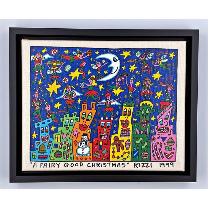 James Rizzi - "A fairy good christmas" inkl. Rahmen - Bild 1