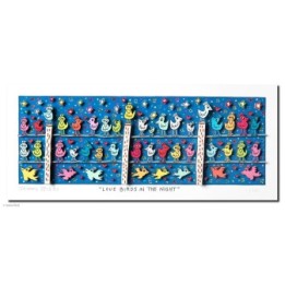 James Rizzi - Love birds in the night - Bild 1