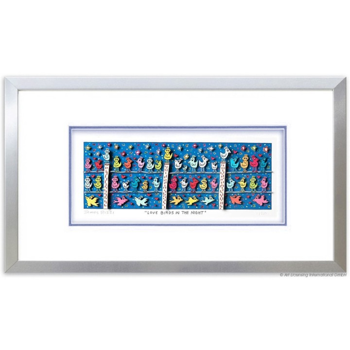 James Rizzi - Love birds in the night - Bild 2