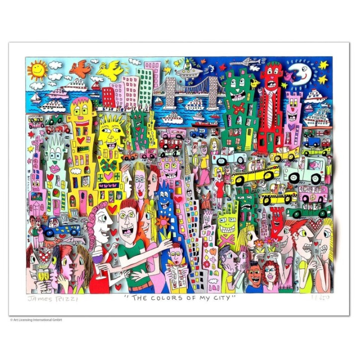 James Rizzi - The colors of my city - Bild 1