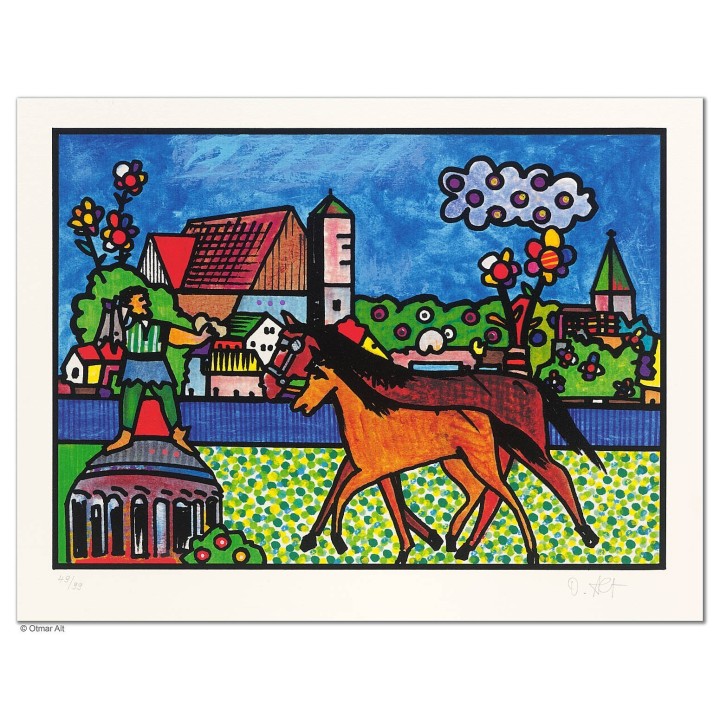 Otmar Alt: "PFERDEGLÜCK" - Bild 1