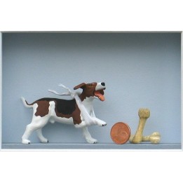 Volker Kühn "Armer Hund" | 3D-Objekt inkl. Rahmen - Bild 1