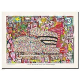James Rizzi - "Let's all gather at the Guggenheim" - Bild 1
