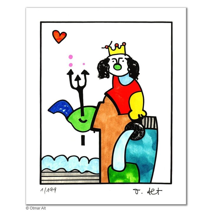 Otmar Alt - "STERNZEICHEN WASSERMANN" - Bild 1