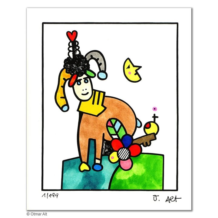 Otmar Alt: "STERNZEICHEN WIDDER" - Bild 1