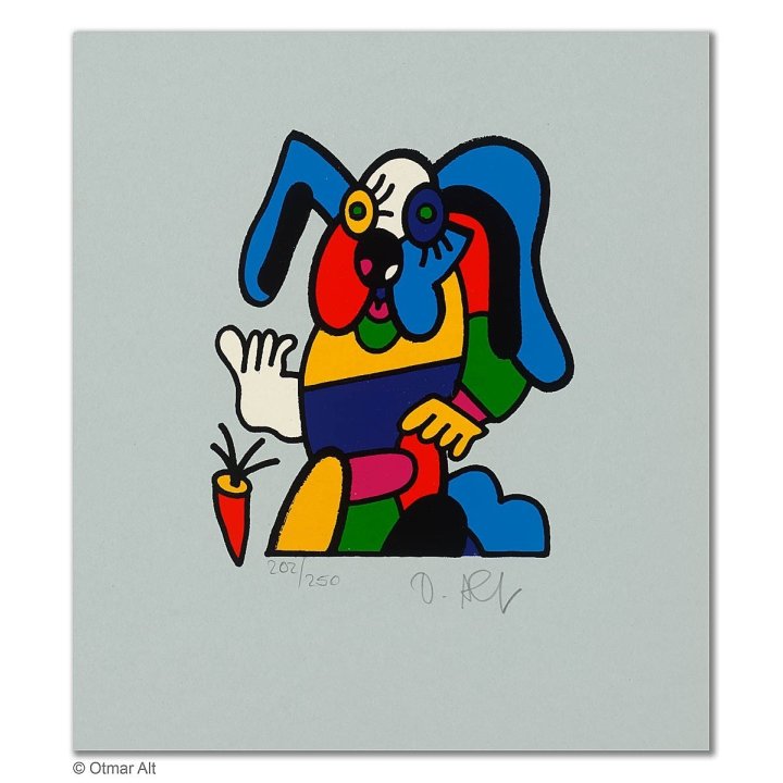 Otmar Alt - "ZOOTIERE HASE" - Bild 1