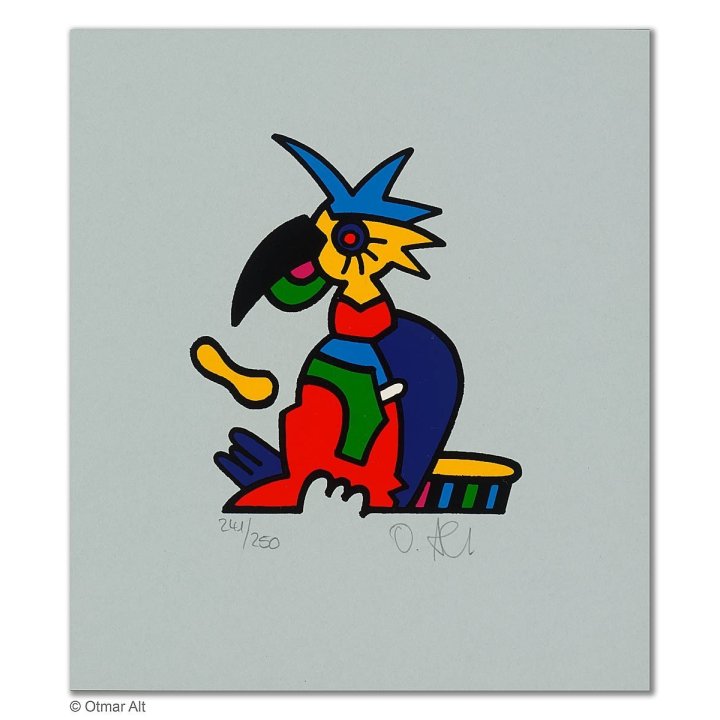 Otmar Alt - "ZOOTIERE PAPAGEI" - Bild 1