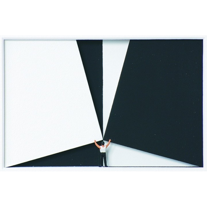 Volker Kühn "Black and White" | 3D-Objekt inkl. Rahmen - Bild 1