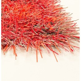 Organics 80x60 "on block" (orange-rot) | 3D Papierobjekt von Gabriele Mierzwa - Bild 1