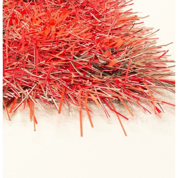 Organics 80x60 "on block" (orange-rot) | 3D Papierobjekt von Gabriele Mierzwa - Bild 1
