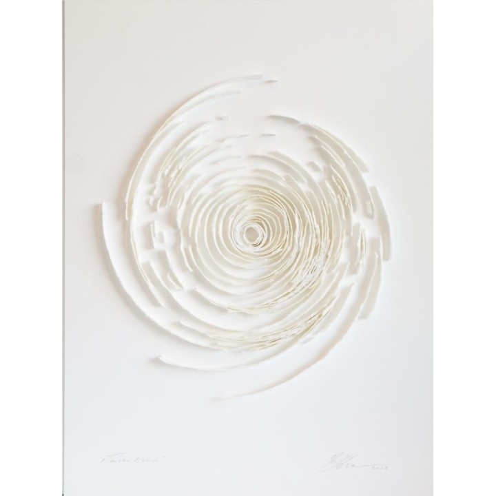 Twister Natur 80x60 | 3D Papierobjekt von Gabriele Mierzwa - Bild 1
