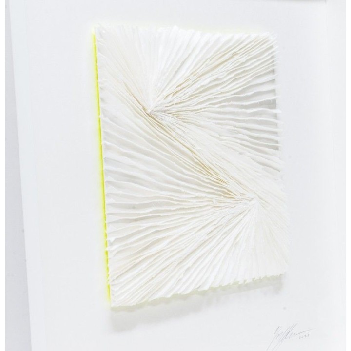 "Winter" 60x60 cm | 3D-Papierobjekt von Gabriele Mierzwa