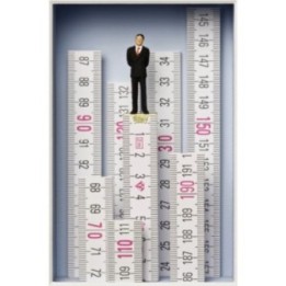 Volker Kühn "Maßstäbe setzen!" | Original 3D-Bild inkl. Rahmen - Bild 1