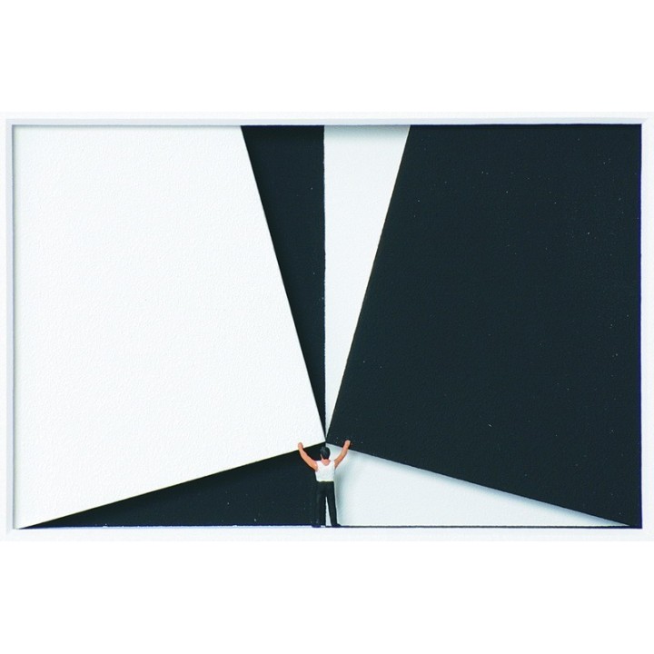 Volker Kühn "Black and White" | 3D-Objekt inkl. Rahmen - Bild 1
