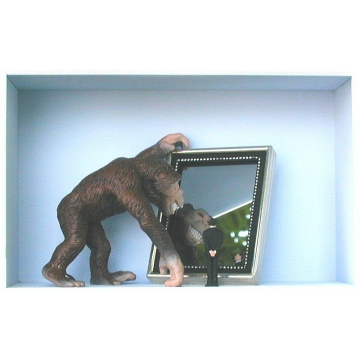 Volker Kühn "I'm the Greatest" | Original 3D-Bild inkl. Rahmen - Bild 1