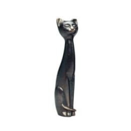 Sitzende Katze
