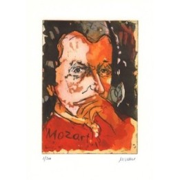 Wolfgang Amadeus Mozart | handsigniertes Original - Bild 1