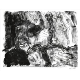 Licht und Finsternis (Mappenwerk \\Urfaust) | handsigniertes Original - Bild 1