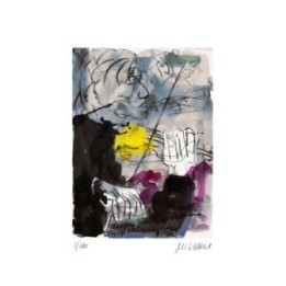 Armin Mueller-Stahl "Hemingways Bar - Key West" handsigniertes Original - Bild 1