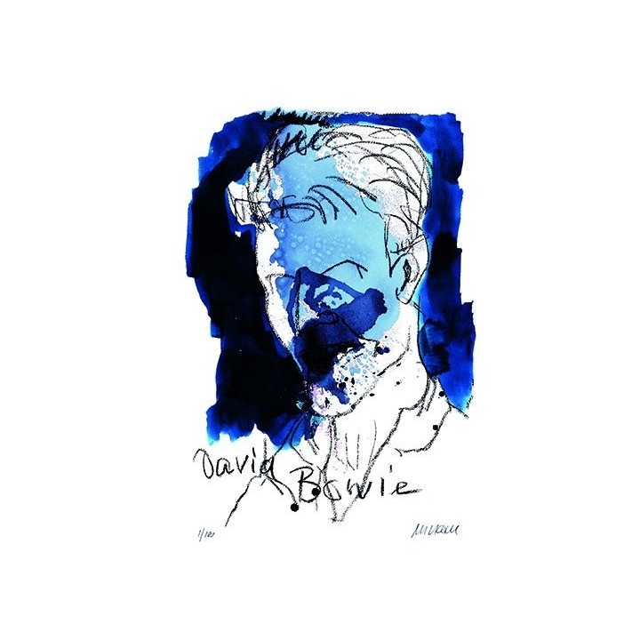Rebell David Bowie | handsigniertes Original - Bild 1
