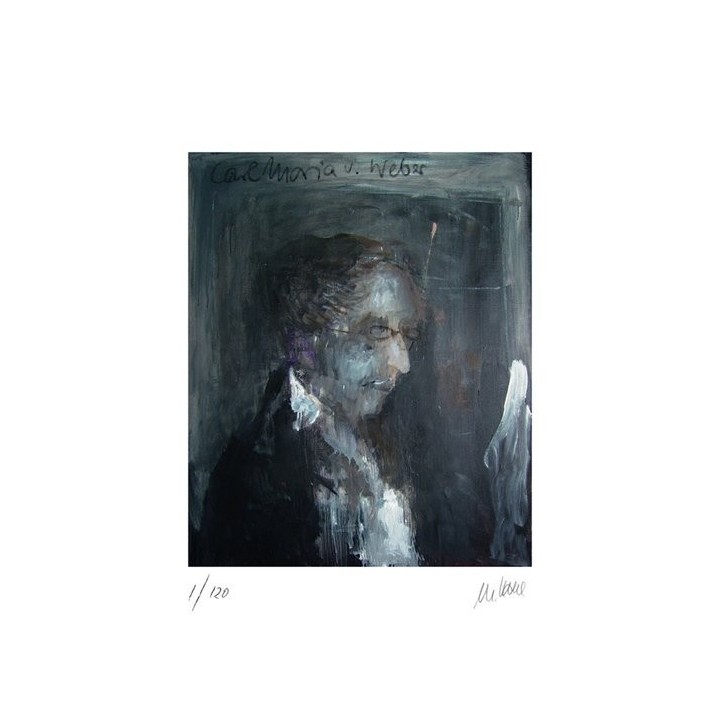 Carl Maria von Weber | handsigniertes Original - Bild 1
