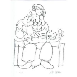 Eric Clapton Imitator | handsigniertes Original - Bild 1