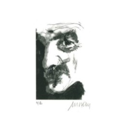 Selbstbildnis mit Zigarette | handsigniertes Original - Bild 1