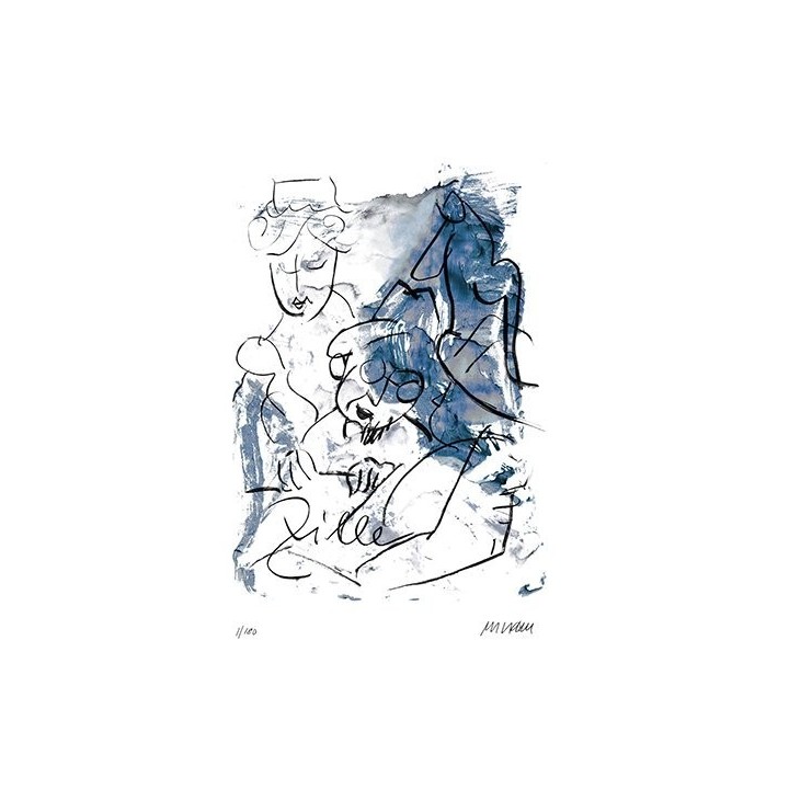 Zilles Milieu | handsigniertes Original - Bild 1