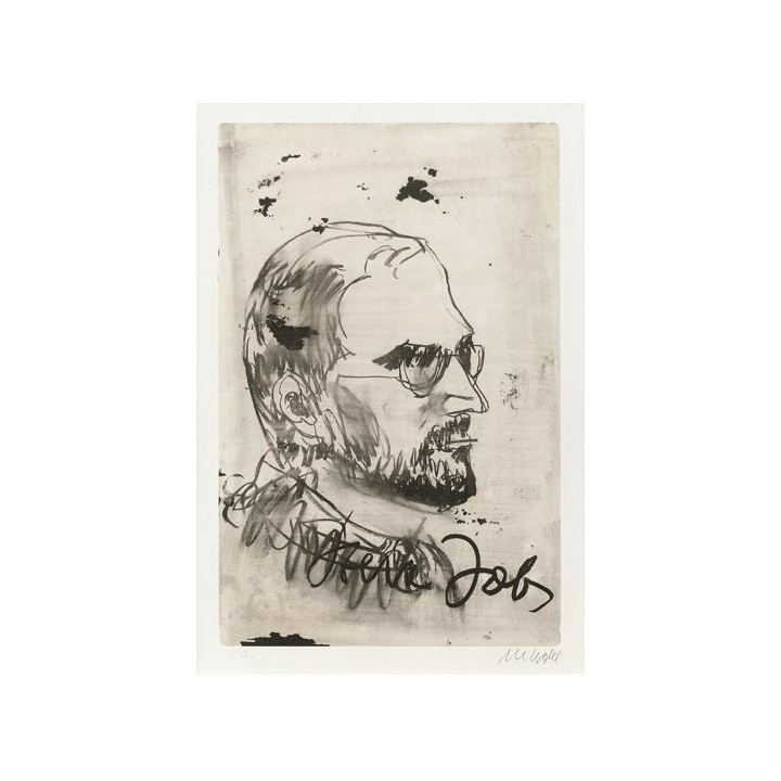 Steve Jobs | handsigniertes Original - Bild 1