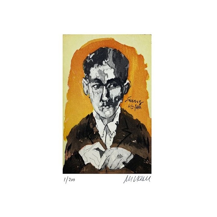 Franz Kafka - Vertreter der literarischen Moderne | handsigniertes Original - Bild 1