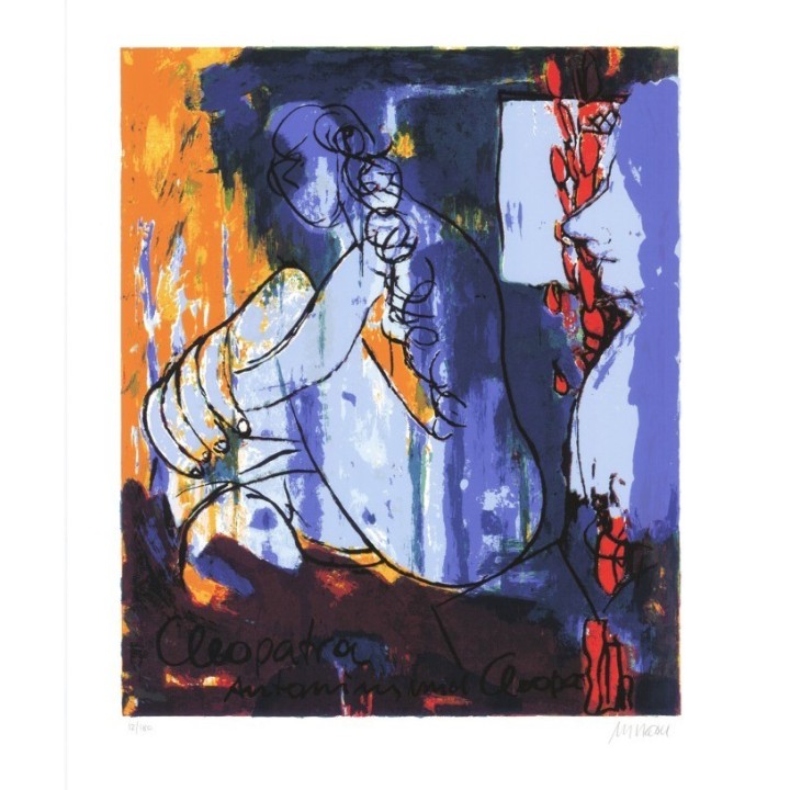 Cleopatra - Antonius und Cleopatra | handsigniertes Original - Bild 1