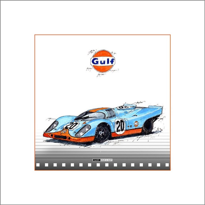 Porsche 917 GULF | Leslie G. Hunt - Bild 1