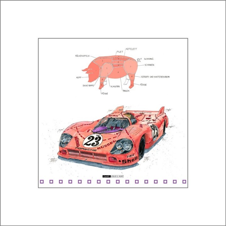 Porsche 917 Pink Pig | Leslie G. Hunt - Bild 1