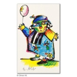 Otmar Alt: "AUGUST DER CLOWN" - Bild 1