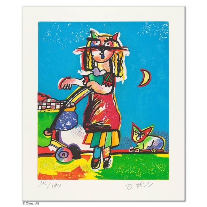 Otmar Alt: "SPAZIERGANG (PIPA)" - Bild 1