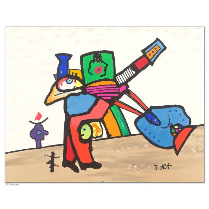 Otmar Alt: "DER ANGLER" - Bild 1