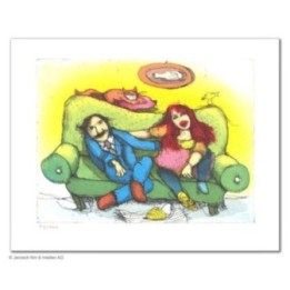 Janosch: "Das holde Paar auf dem grünen Sofa" - Bild 1