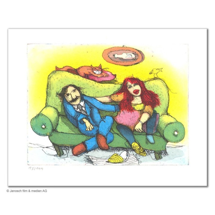 Janosch: "Das holde Paar auf dem grünen Sofa" - Bild 1