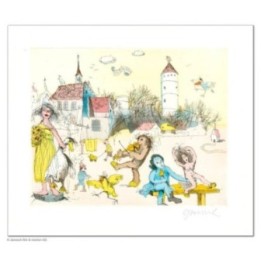 Janosch: "Göttingen groß (Gänseliesel)" - Bild 1