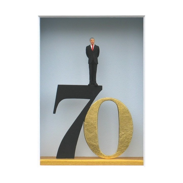 Volker Kühn "Goldenes Zeitalter" | 3D-Objekt inkl. Rahmen - Bild 1