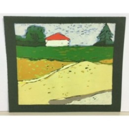 Klaus Fußmann "Landschaft mit Haus bei Düttebüll" - Bild 1