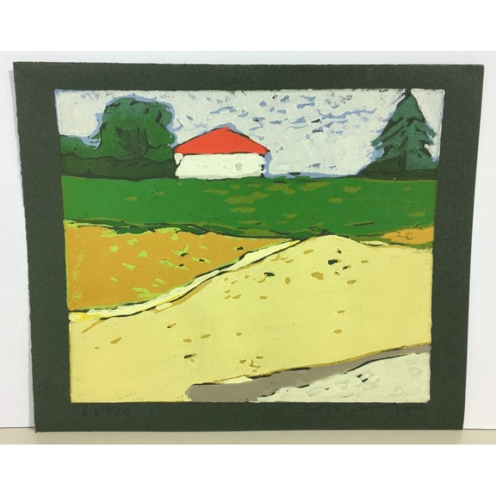 Klaus Fußmann "Landschaft mit Haus bei Düttebüll" - Bild 1