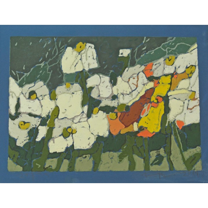 Klaus Fußmann "Margeriten / Rosen" - Bild 1